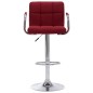 vidaXL Barhocker Weinrot Stoff vidaXL Barhocker Weinrot Stoff