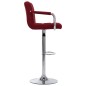 vidaXL Barhocker Weinrot Stoff vidaXL Barhocker Weinrot Stoff