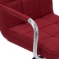 vidaXL Barhocker Weinrot Stoff vidaXL Barhocker Weinrot Stoff