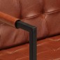 vidaXL 3-Sitzer-Sofa Braun Echtes Ziegenleder vidaXL 3-Sitzer-Sofa Braun Echtes Ziegenleder