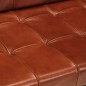 vidaXL 3-Sitzer-Sofa Braun Echtes Ziegenleder vidaXL 3-Sitzer-Sofa Braun Echtes Ziegenleder
