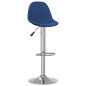 vidaXL Barhocker 2 Stk. Blau Stoff vidaXL Barhocker 2 Stk. Blau Stoff