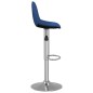 vidaXL Barhocker 2 Stk. Blau Stoff vidaXL Barhocker 2 Stk. Blau Stoff