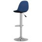 vidaXL Barhocker 2 Stk. Blau Stoff vidaXL Barhocker 2 Stk. Blau Stoff