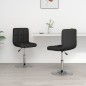 vidaXL Esszimmerstühle 2 Stk. Schwarz Kunstleder vidaXL Esszimmerstühle 2 Stk. Schwarz Kunstleder