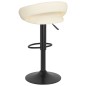 vidaXL Barhocker 2 Stk. Creme Samt vidaXL Barhocker 2 Stk. Creme Samt