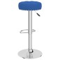 vidaXL Barhocker 2 Stk. Blau Stoff vidaXL Barhocker 2 Stk. Blau Stoff