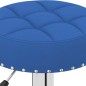 vidaXL Barhocker 2 Stk. Blau Stoff vidaXL Barhocker 2 Stk. Blau Stoff