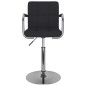 vidaXL Barhocker Schwarz Stoff vidaXL Barhocker Schwarz Stoff