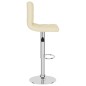 vidaXL Barhocker Creme Stoff vidaXL Barhocker Creme Stoff