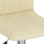 vidaXL Barhocker Creme Stoff vidaXL Barhocker Creme Stoff