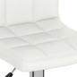 vidaXL Barhocker Weiß Kunstleder vidaXL Barhocker Weiß Kunstleder