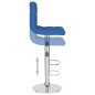 vidaXL Barhocker Blau Stoff vidaXL Barhocker Blau Stoff