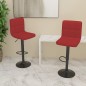 vidaXL Barhocker 2 Stk. Weinrot Stoff vidaXL Barhocker 2 Stk. Weinrot Stoff