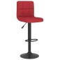 vidaXL Barhocker 2 Stk. Weinrot Stoff vidaXL Barhocker 2 Stk. Weinrot Stoff