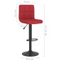 vidaXL Barhocker 2 Stk. Weinrot Stoff vidaXL Barhocker 2 Stk. Weinrot Stoff