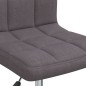 vidaXL Bürostuhl Drehbar Taupe Stoff vidaXL Bürostuhl Drehbar Taupe Stoff