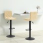 vidaXL Barhocker 2 Stk. Creme Samt vidaXL Barhocker 2 Stk. Creme Samt