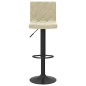 vidaXL Barhocker 2 Stk. Creme Samt vidaXL Barhocker 2 Stk. Creme Samt