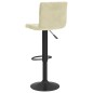 vidaXL Barhocker 2 Stk. Creme Samt vidaXL Barhocker 2 Stk. Creme Samt