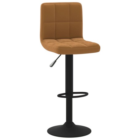vidaXL Barhocker Braun Samt 