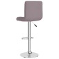 vidaXL Barhocker Taupe Stoff vidaXL Barhocker Taupe Stoff