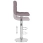 vidaXL Barhocker Taupe Stoff vidaXL Barhocker Taupe Stoff