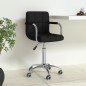 vidaXL Bürostuhl Drehbar Schwarz Stoff vidaXL Bürostuhl Drehbar Schwarz Stoff