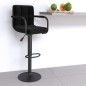 vidaXL Barhocker Schwarz Stoff vidaXL Barhocker Schwarz Stoff