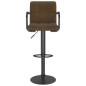vidaXL Barhocker 2 Stk. Braun Stoff vidaXL Barhocker 2 Stk. Braun Stoff