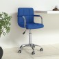 vidaXL Bürostuhl Drehbar Blau Stoff vidaXL Bürostuhl Drehbar Blau Stoff