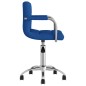 vidaXL Bürostuhl Drehbar Blau Stoff vidaXL Bürostuhl Drehbar Blau Stoff