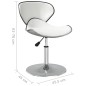 vidaXL Esszimmerstühle 2 Stk. Weiß Kunstleder vidaXL Esszimmerstühle 2 Stk. Weiß Kunstleder