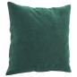 vidaXL 2-Sitzer-Sofa mit Zierkissen Dunkelgrün 120 cm Samt vidaXL 2-Sitzer-Sofa mit Zierkissen Dunkelgrün 120 cm Samt