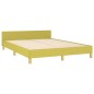 vidaXL Bettgestell ohne Matratze Grün 140x190 cm Stoff vidaXL Bettgestell ohne Matratze Grün 140x190 cm Stoff