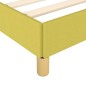 vidaXL Bettgestell ohne Matratze Grün 140x190 cm Stoff vidaXL Bettgestell ohne Matratze Grün 140x190 cm Stoff
