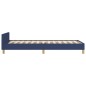vidaXL Bettgestell ohne Matratze Blau 90x200 cm Stoff vidaXL Bettgestell ohne Matratze Blau 90x200 cm Stoff