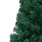 Künstlicher Halber Weihnachtsbaum mit LEDs & Kugeln Grün 210 cm Künstlicher Halber Weihnachtsbaum mit LEDs & Kugeln Grün 210 cm