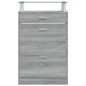 vidaXL Schuhschrank Grau Sonoma 63x24x104 cm Holzwerkstoff vidaXL Schuhschrank Grau Sonoma 63x24x104 cm Holzwerkstoff