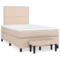 vidaXL Boxspringbett Matratze Cappuccino-Braun 120x200cm Kunstleder vidaXL Boxspringbett Matratze Cappuccino-Braun 120x200cm Kunstleder