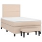 vidaXL Boxspringbett Matratze Cappuccino-Braun 120x200cm Kunstleder vidaXL Boxspringbett Matratze Cappuccino-Braun 120x200cm Kunstleder