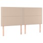 vidaXL Boxspringbett Matratze Cappuccino-Braun 180x200 cm Kunstleder vidaXL Boxspringbett Matratze Cappuccino-Braun 180x200 cm Kunstleder