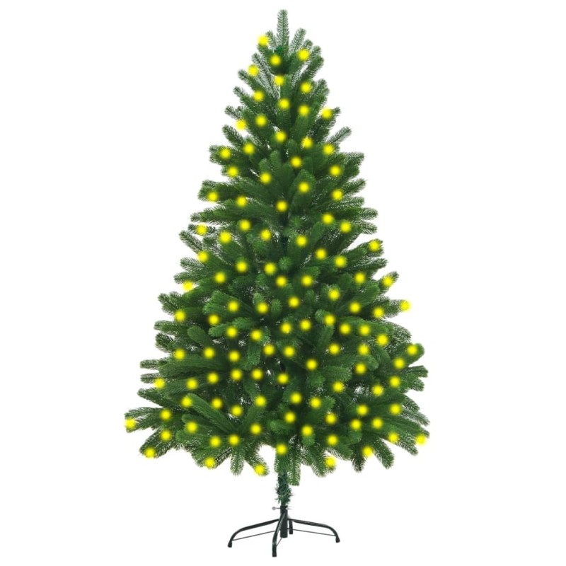 Künstlicher Weihnachtsbaum mit LEDs 210 cm Grün Künstlicher Weihnachtsbaum mit LEDs 210 cm Grün