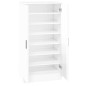 vidaXL Schuhschrank Hochglanz-Weiß 55x35x108 cm Holzwerkstoff vidaXL Schuhschrank Hochglanz-Weiß 55x35x108 cm Holzwerkstoff