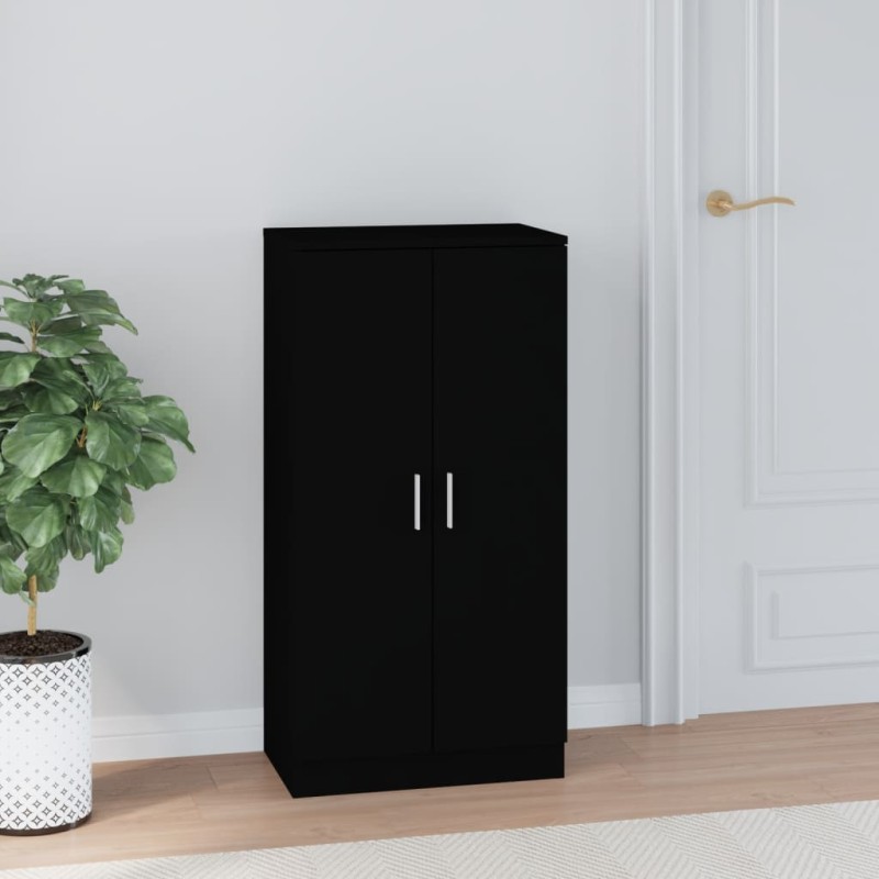 vidaXL Schuhschrank Schwarz 55x35x108 cm Holzwerkstoff vidaXL Schuhschrank Schwarz 55x35x108 cm Holzwerkstoff