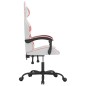 vidaXL Gaming-Stuhl Weiß und Rosa Kunstleder vidaXL Gaming-Stuhl Weiß und Rosa Kunstleder