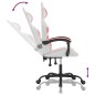 vidaXL Gaming-Stuhl Weiß und Rosa Kunstleder vidaXL Gaming-Stuhl Weiß und Rosa Kunstleder