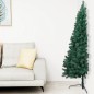 Künstlicher Halber Weihnachtsbaum mit LEDs & Kugeln Grün 120 cm Künstlicher Halber Weihnachtsbaum mit LEDs & Kugeln Grün 120 cm