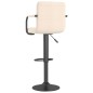 vidaXL Barhocker Creme Stoff vidaXL Barhocker Creme Stoff
