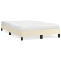vidaXL Bettgestell Creme 120x200 cm Kunstleder vidaXL Bettgestell Creme 120x200 cm Kunstleder